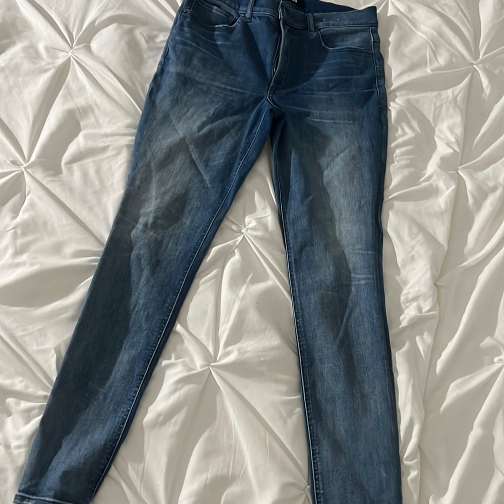 Express size 10 denim legging high rise